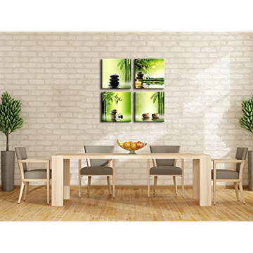 Pyradecor 4 Panel Canvas Prints for Serenity and Elegance