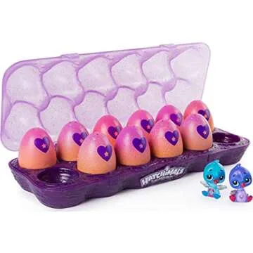 Hatchimals CollEGGtibles, 12 Pack Egg Carton with Exclusive Season 4 CollEGGtibles, for Ages 5 and Up (Styles and Colors May Vary)