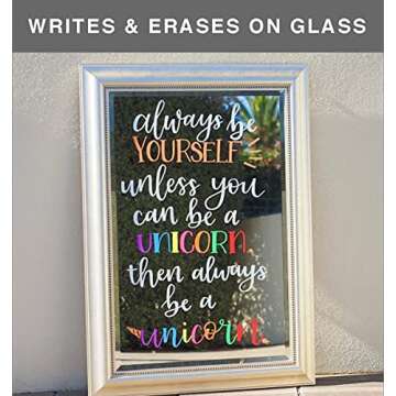 Kassa 10-Pack 3mm Neon Multicolor Chalk Markers | Includes 2 Bullet & Chisel Dual Tips | Works on Chalkboards, Windows, Glass or Mirrors | Erasable & Dust-Free | Ideal for Use at Home, School & Office