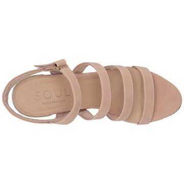 Natural Soul Women's CELENE Sandal, VMAUVE, 7.5 W US