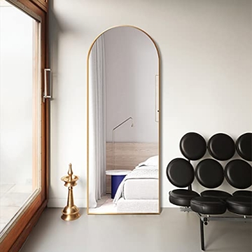 TinyTimes Arched Gold Mirror Modern Stylish Full Length