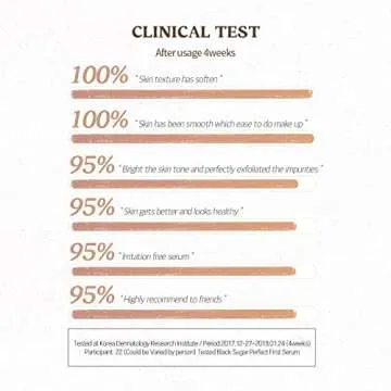 SKINFOOD Black Sugar Perfect First Essential Serum 4.06 oz (120ml) - Containing Fermented Black Sugar for Smooth & Pure Skin, First Step Skin Care Toner Serum - Pore Minimizer Serum - Pore Reducer