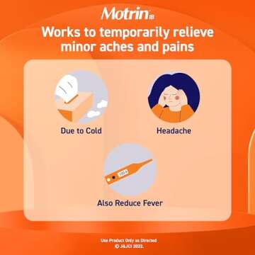 Motrin IB Ibuprofen Tablets for Effective Pain Relief 225 ct