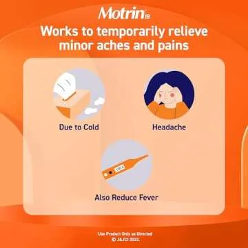 Motrin IB Ibuprofen Tablets for Effective Pain Relief 225 ct