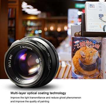 7artisans 35mm F1.2 Lens for Fuji X Mount Cameras