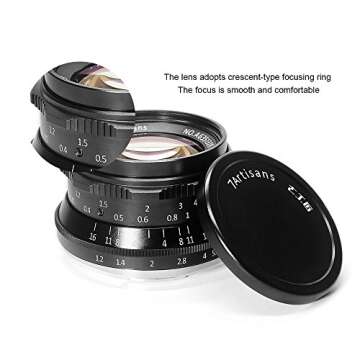 7artisans 35mm F1.2 Lens for Fuji X Mount Cameras