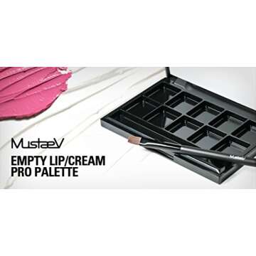 MustaeV - Empty Lip Palette - Mirror w/Arcylic Plate