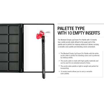 MustaeV - Empty Lip Palette - Mirror w/Arcylic Plate