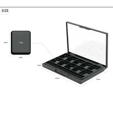 MustaeV - Empty Lip Palette - Mirror w/Arcylic Plate