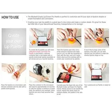 MustaeV - Empty Lip Palette - Mirror w/Arcylic Plate