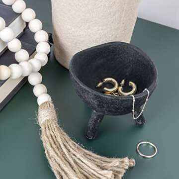 Creative Co-Op Terracotta Footed Planter