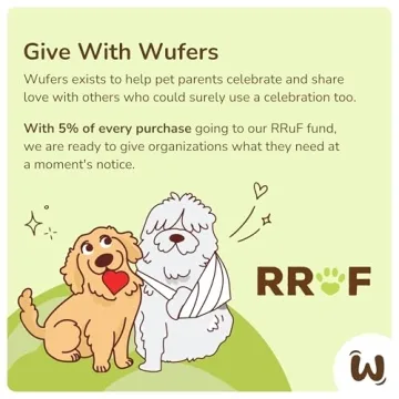 Wufers Dog Birthday Cookie Box - Premium Treats for Dogs