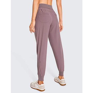 CRZ YOGA Women's Lightweight Joggers with Pockets 27.5"