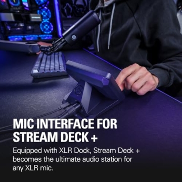Elgato XLR Dock for Stream Deck + - Audio Mixer