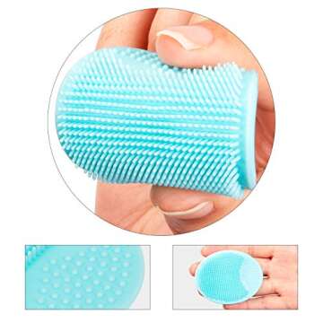 Deep Cleaning Silicone Face Scrubber 2 Pack for Glowing Skin