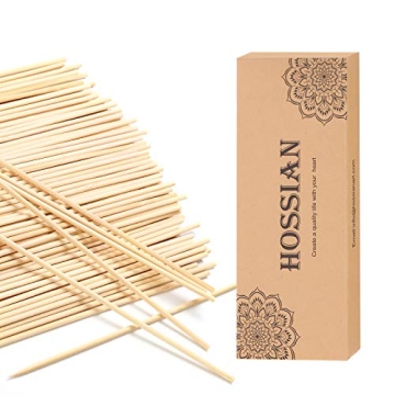 HOSSIAN 100PCS Reed Diffuser Sticks-Natural Rattan Wood Sticks Reed diffusers-Reed Sticks-Replacemen...
