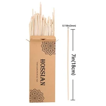 HOSSIAN Reed Diffuser Sticks for Lasting Fragrance