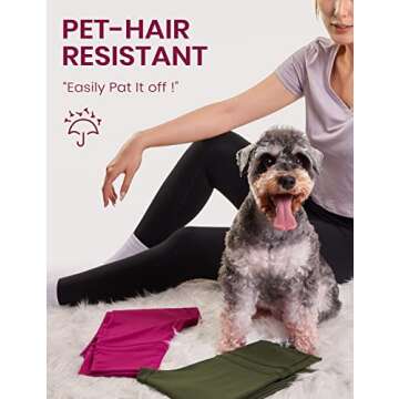 CRZ YOGA Women's High Waisted Workout Leggings 28-inch