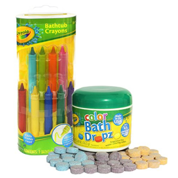 Crayola Bath Crayons & Color Drops 60 Tablets for Kids