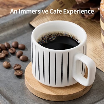 Elegant LUKA Porcelain Espresso Cup Set - Stylish and Durable