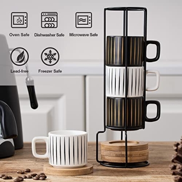 Elegant LUKA Porcelain Espresso Cup Set - Stylish and Durable