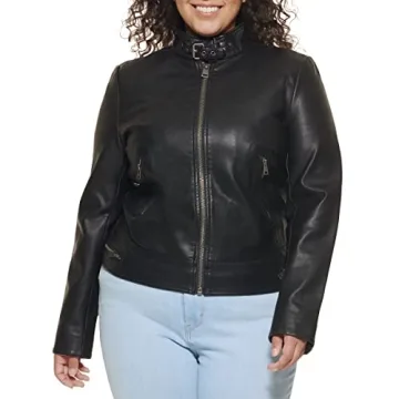 Levi's Women's Faux Leather Motocross Jacket Black