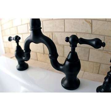 Elegant Kingston Brass KS7755ALBS Kitchen Faucet