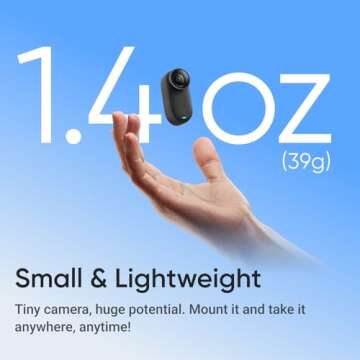 Insta360 GO 3S 128 GB Black - Tiny 4K Camera with Quick Reader, Hands-Free POVs