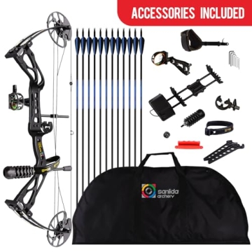 Sanlida Dragon X8 Compound Bow Package - High Performance for All Levels
