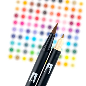Tombow Dual Brush Pens Set for Portraits - Vibrant Colors and Quality