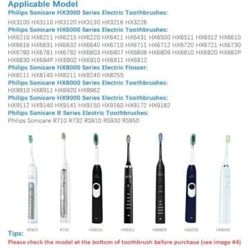 Replacement Charger Base for Philips Sonicare Electric Toothbrush HX6100, Travel Charger for Philips Sonicare HX3000 / HX6000 / HX8000 / HX9000 Series