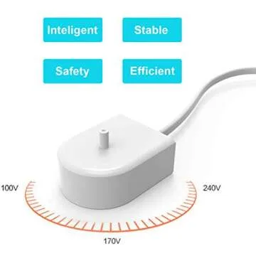Replacement Charger Base for Philips Sonicare Electric Toothbrush HX6100, Travel Charger for Philips Sonicare HX3000 / HX6000 / HX8000 / HX9000 Series