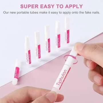 TIPHULAN Nail Glue for Quick-Drying Salon Quality Nails