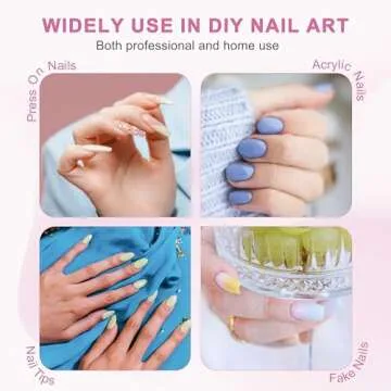 TIPHULAN Nail Glue for Quick-Drying Salon Quality Nails