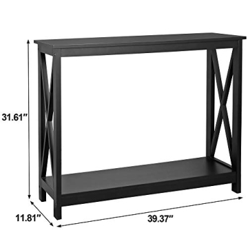 Stylish SUPER DEAL 2-Tier Console Table for Small Spaces