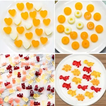 Fun Silicone Gummy Bear & Candy Molds Set of 4