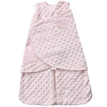 HALO Sleepsack Swaddle for Safe Sleep - Plush Dot Design