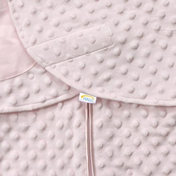 HALO Sleepsack Swaddle for Safe Sleep - Plush Dot Design