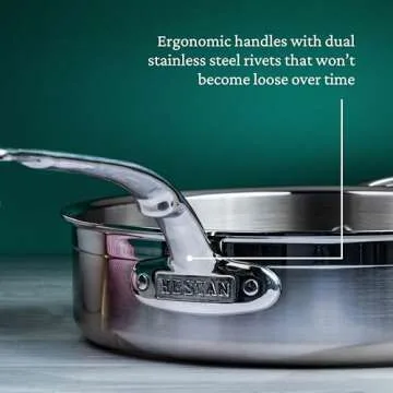 Hestan ProBond 3.5 Quart Stainless Steel Sauté Pan
