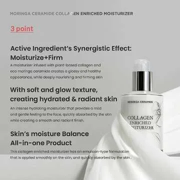 HEIMISH Moringa Ceramide Collagen Moisturizer for Youthful Skin