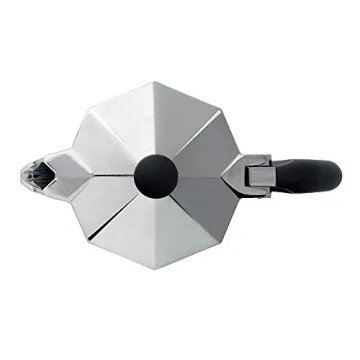 Bialetti - Moka Express: Iconic Stovetop Espresso Maker, Makes Real Italian Coffee, Moka Pot 3 Cups (4.3 Oz - 130 Ml), Aluminium, Silver