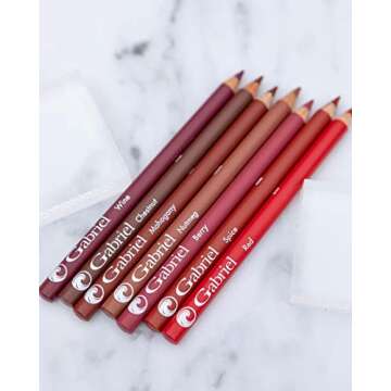 Zuzu Luxe Lip Pencil, Creamy Lipliner, long lasting, Infused with Jojoba Seed Oil and Aloe for ultra hydrated lips. Natural, Paraben Free, Vegan, Gluten-free,Cruelty-free, Non GMO, (1, Innocence)