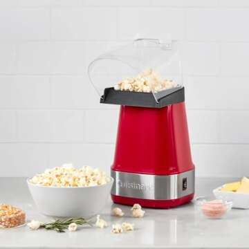 Cuisinart EasyPop Hot Air Popcorn Maker - Perfect Homemade Treats!