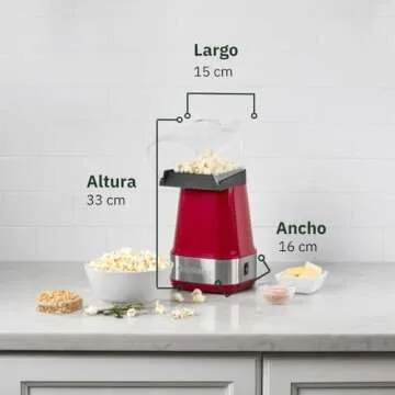 Cuisinart EasyPop Hot Air Popcorn Maker for Quick Snacking