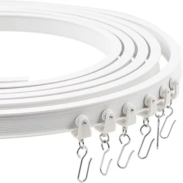 Trimold Premium Ceiling Curtain Track System for Easy Gliding