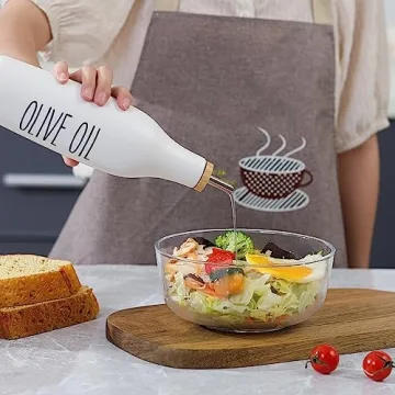 Stylish Olive Oil and Vinegar Dispenser Set for Kitchens
