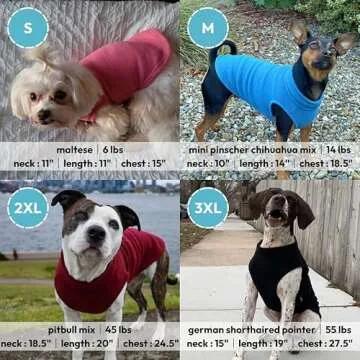 Gooby Stretch Fleece Vest for Dogs - Warm & Cozy