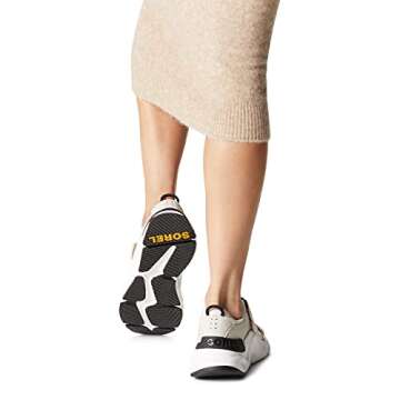 Sorel Women's Kinetic RNEGD Strap Sneaker — Fawn, Sea Salt — Lightweight Mesh & Suede Sneakers — Size 10