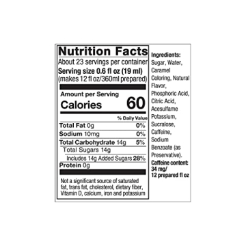 SodaStream Cherry Cola 4 Pack 440ml for Refreshment