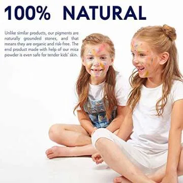 ORTICX Mica Powder for Epoxy Resin - Lip Gloss Pigment Powder - Hand Soap Making Supplies - Resin Color Pigment - 24 Color Natural Powder Pigments